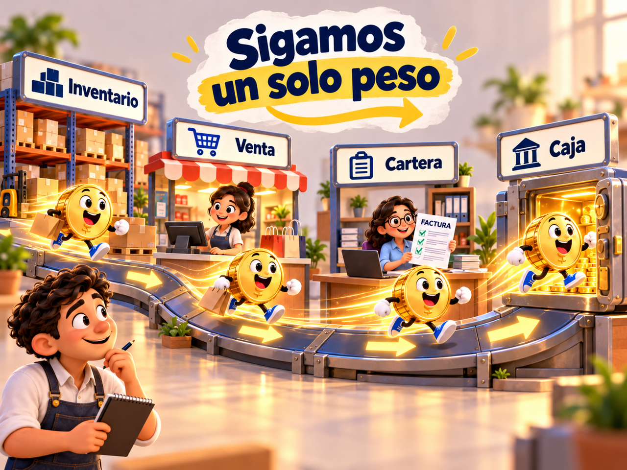 ¿Cuántos días tarda un peso en volver a su caja?