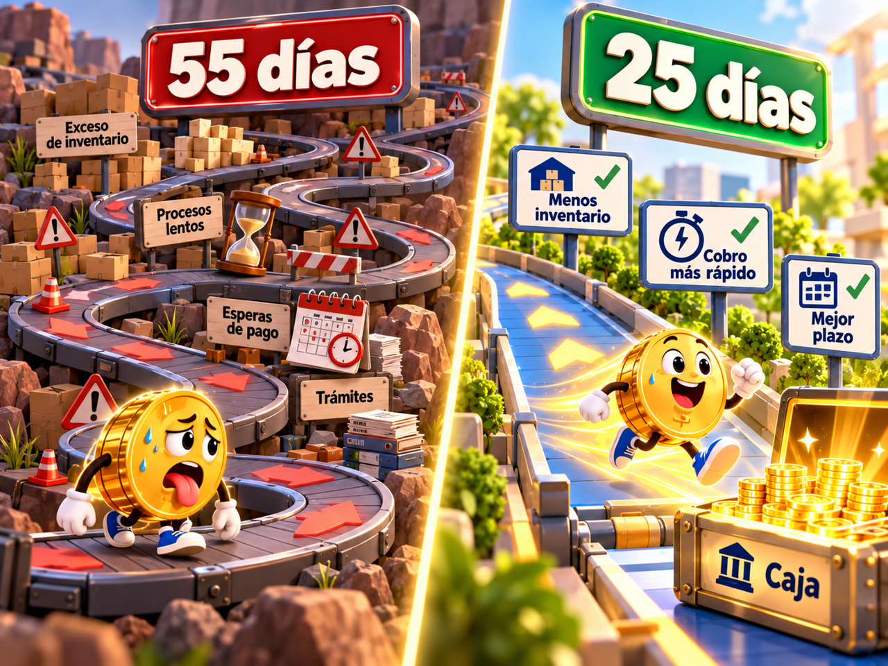 ¿Cuántos días tarda un peso en volver a su caja?
